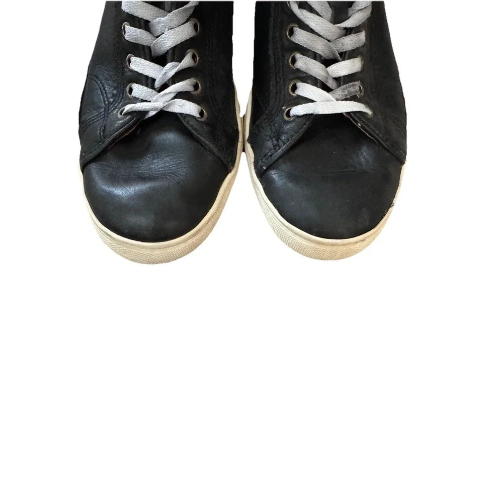 Frye Walker Mid Lace Boots Men's Black  Brown Leather Mid / High Top Shoe Size 9